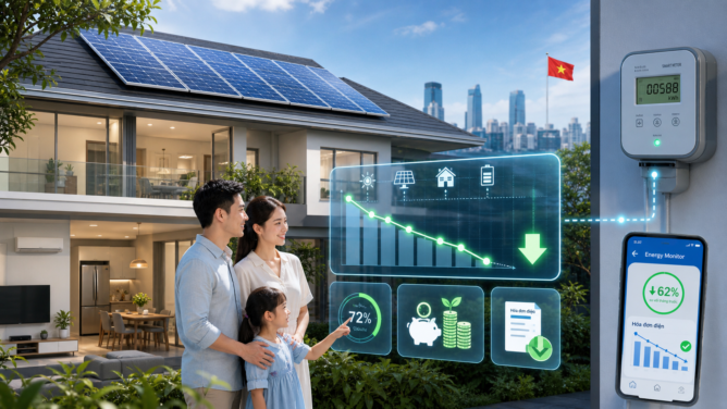 điện mặt trời gia đình