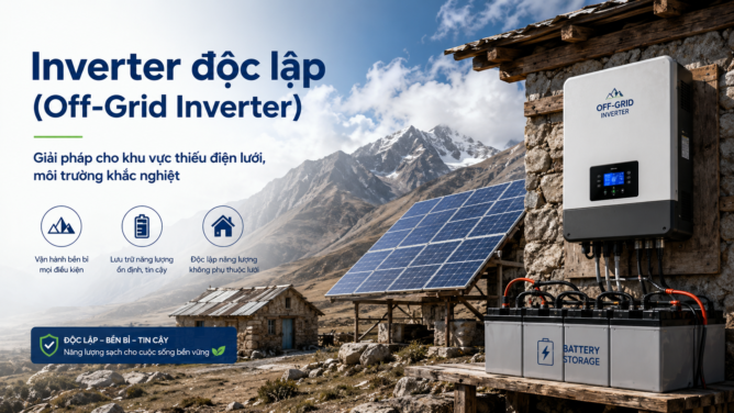 Inverter Điện Mặt Trời Là Gì? Cách Chọn Inverter Phù Hợp Cho Gia Đình inverter off grid, phù hợp cho môi trường khắc nghiệt
